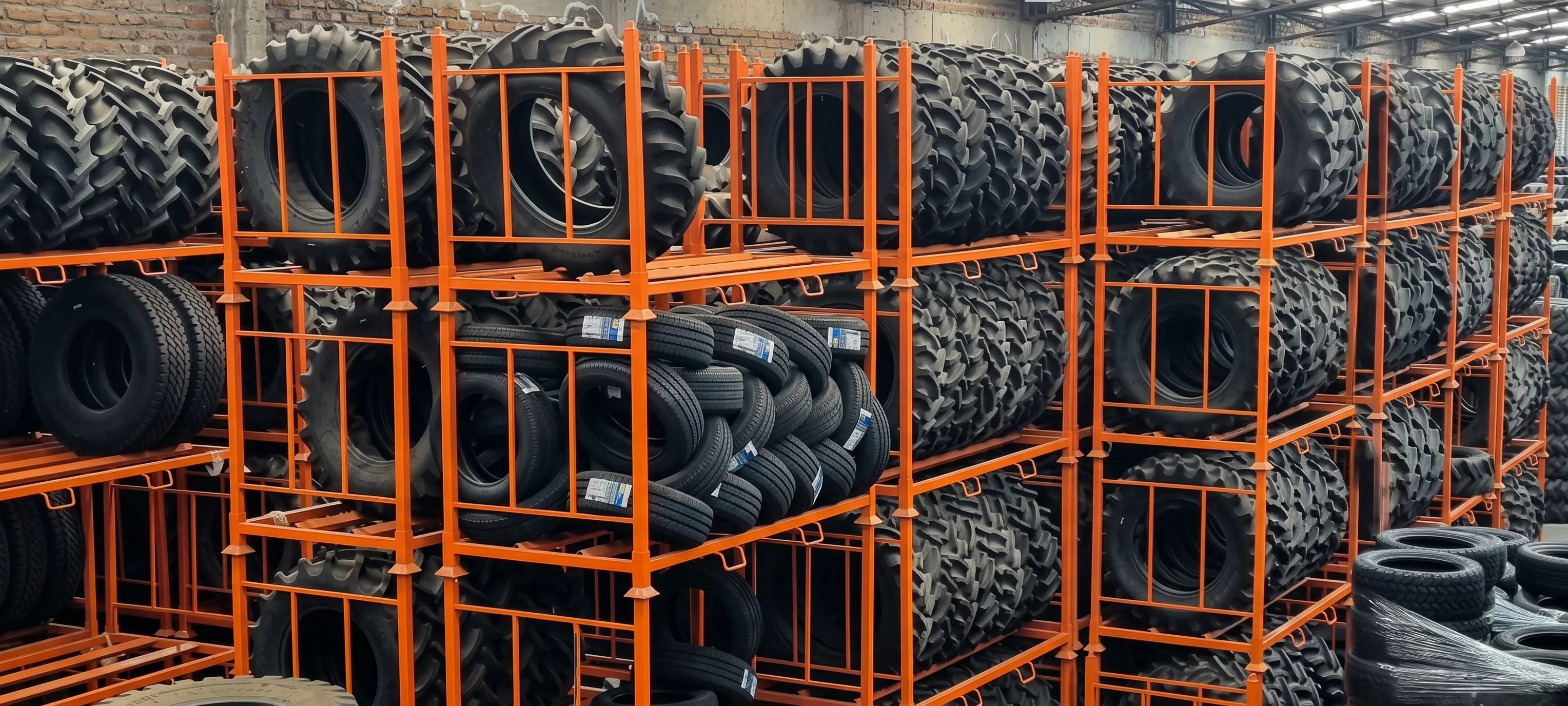 Bodega de Comercial SP Ltda. con stock de neumáticos